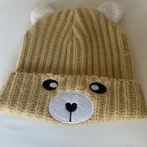 SO Bear Beanie Arcylic  (OS) Faux Fur